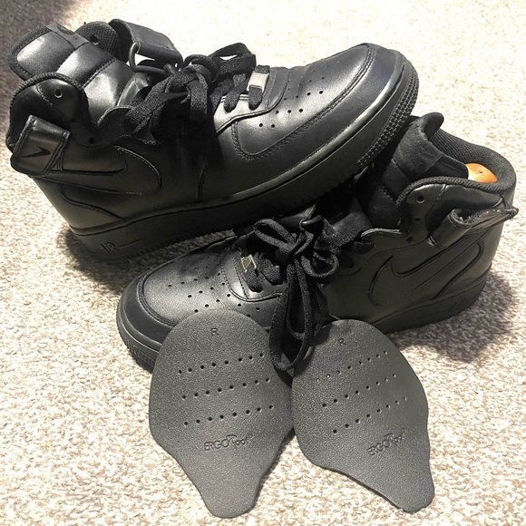 Nike Shoes Mens Nike Black Air Force One Mid Poshmark